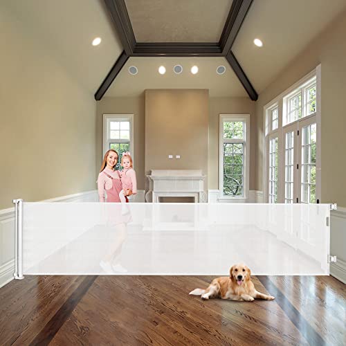 Mom's Choice Awards Winner WOMHOM 100 Inch Extra Wide Retractable Baby Gates - New