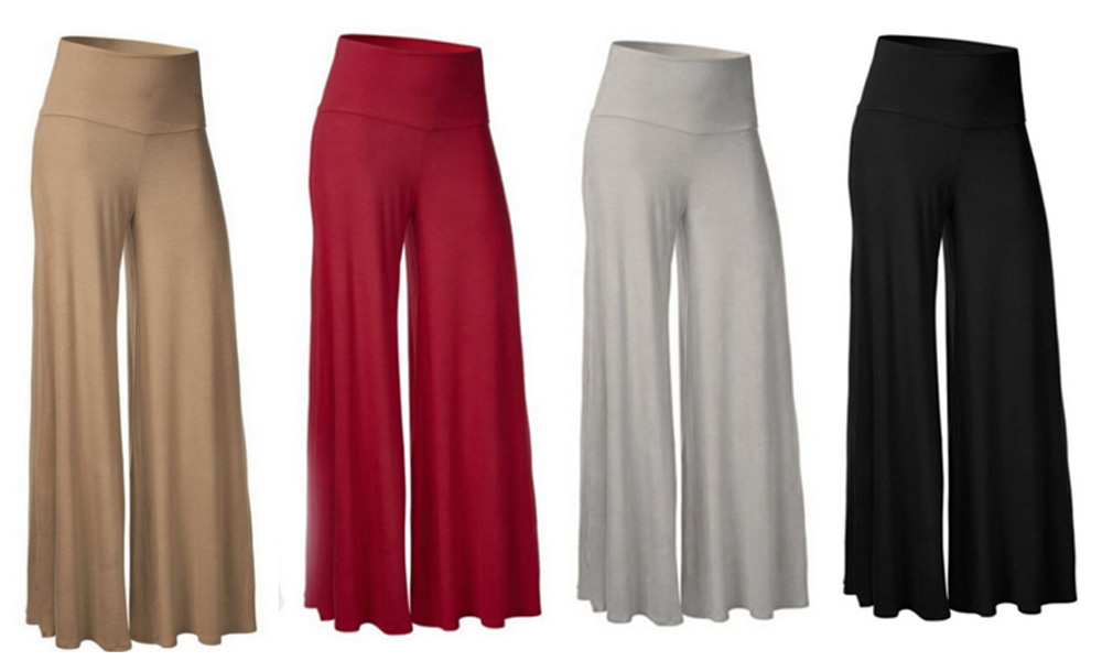Ladies Wide Casual Trouser