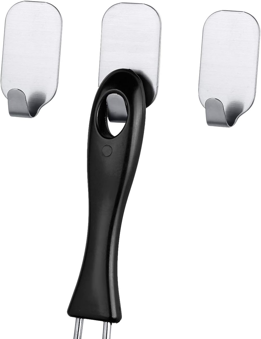 3-Pack Stainless Steel Wall Hanger Adehesive Multiuse Hooks