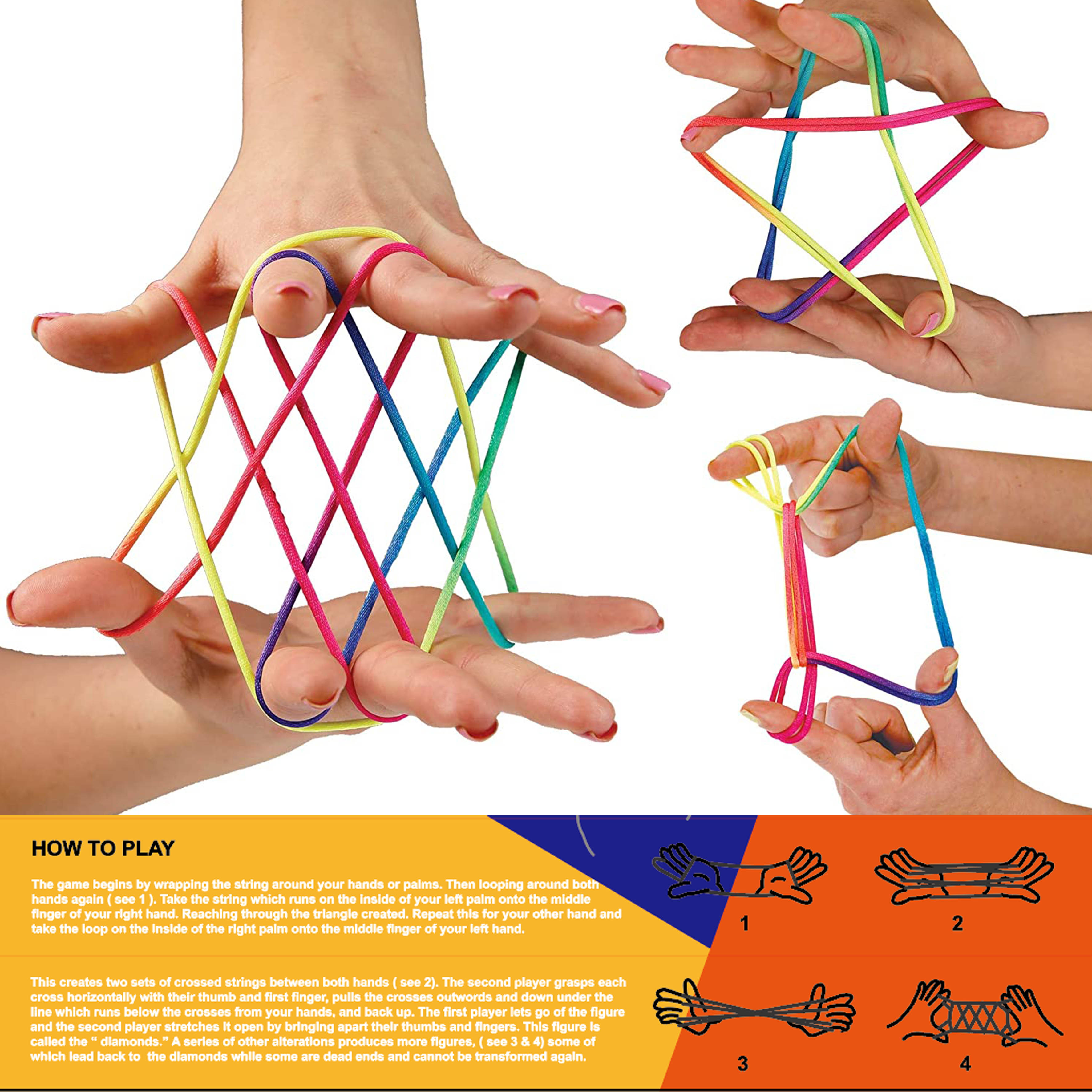 Zummy Cradle String Game Finger Twister Fun Game