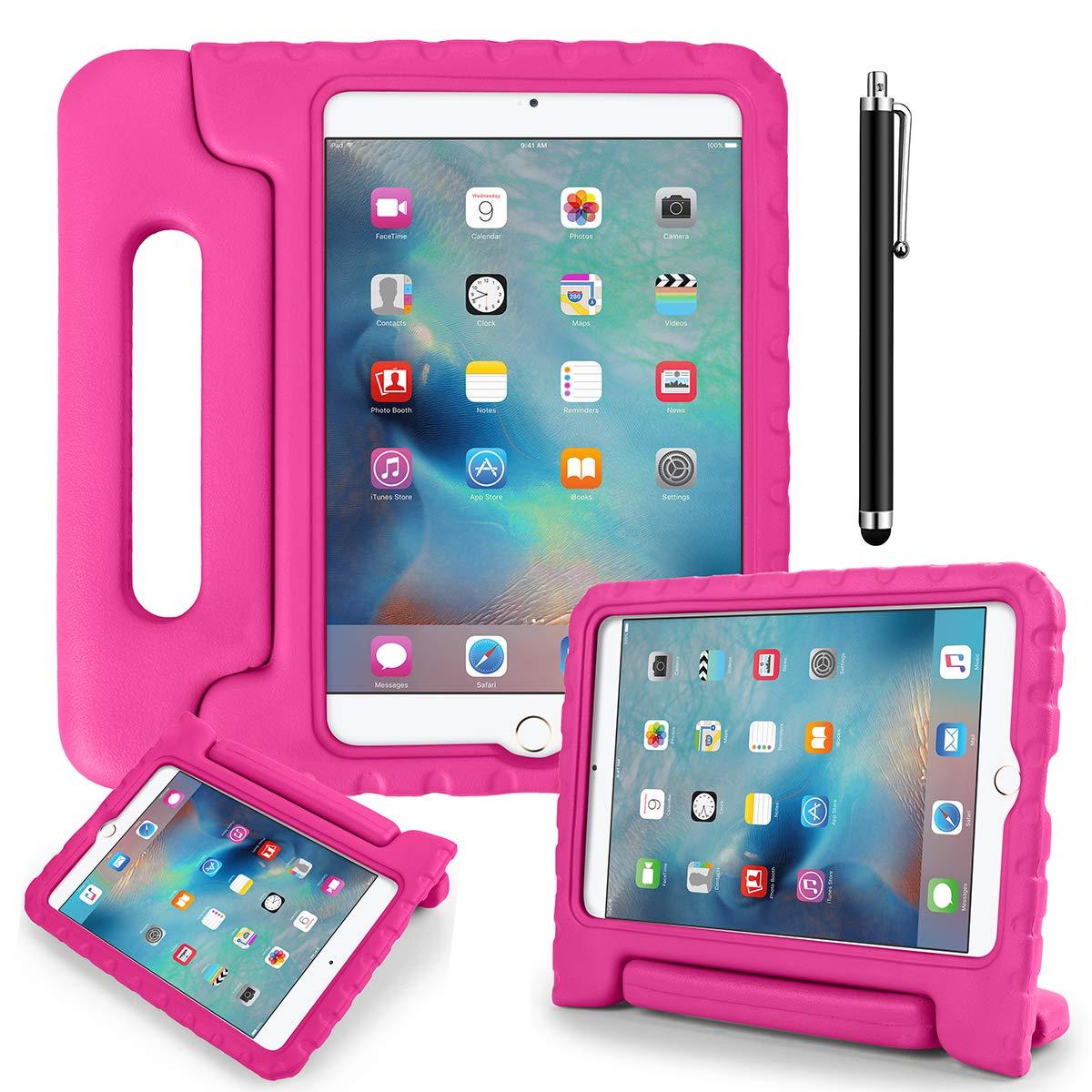 AICase Kids Shockproof Bumper Hard Case Cover Handle Stand with Screen Protector for iPad 10.2
