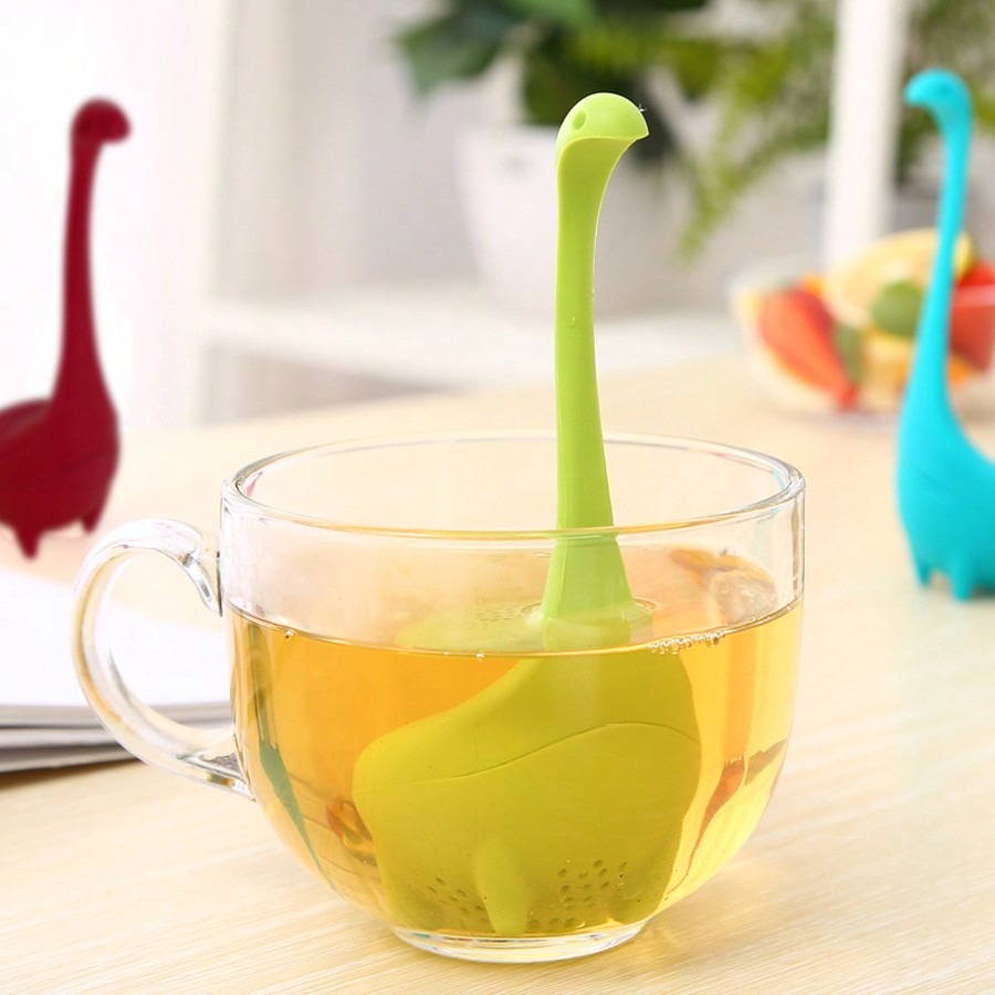 2-Pack Creative Silicone Tea Strainer, Interesting Loch Ness Monster Tea Strainer, Tea Infuser. Add Fun To Tea Making