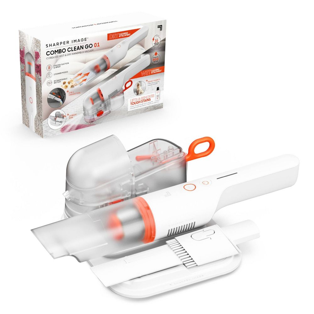 Sharper Image Cordless Handheld Vacuum with Spot Cleaner Attachment