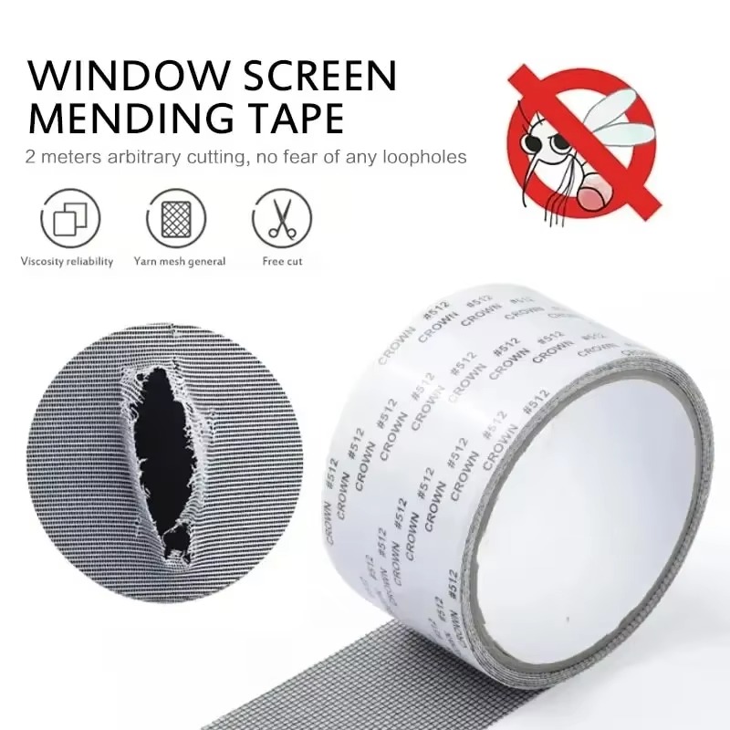 3 Pack Window Screen Repair Tape Self Adhesive Mesh Tape Net