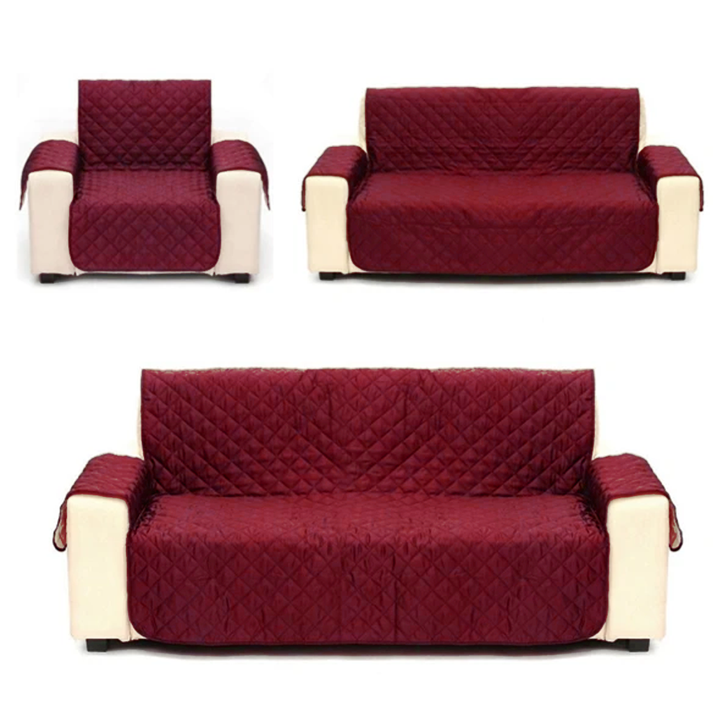 Premium Reversible Quilted Sofa Cover, Nonslip, Pet Hair Protector