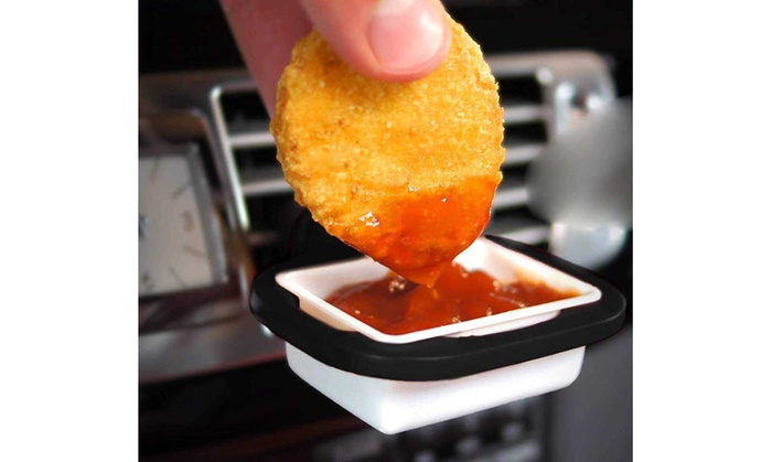 In-Car No Mess Salsa and Dressing Dip Clip- 3 Colors