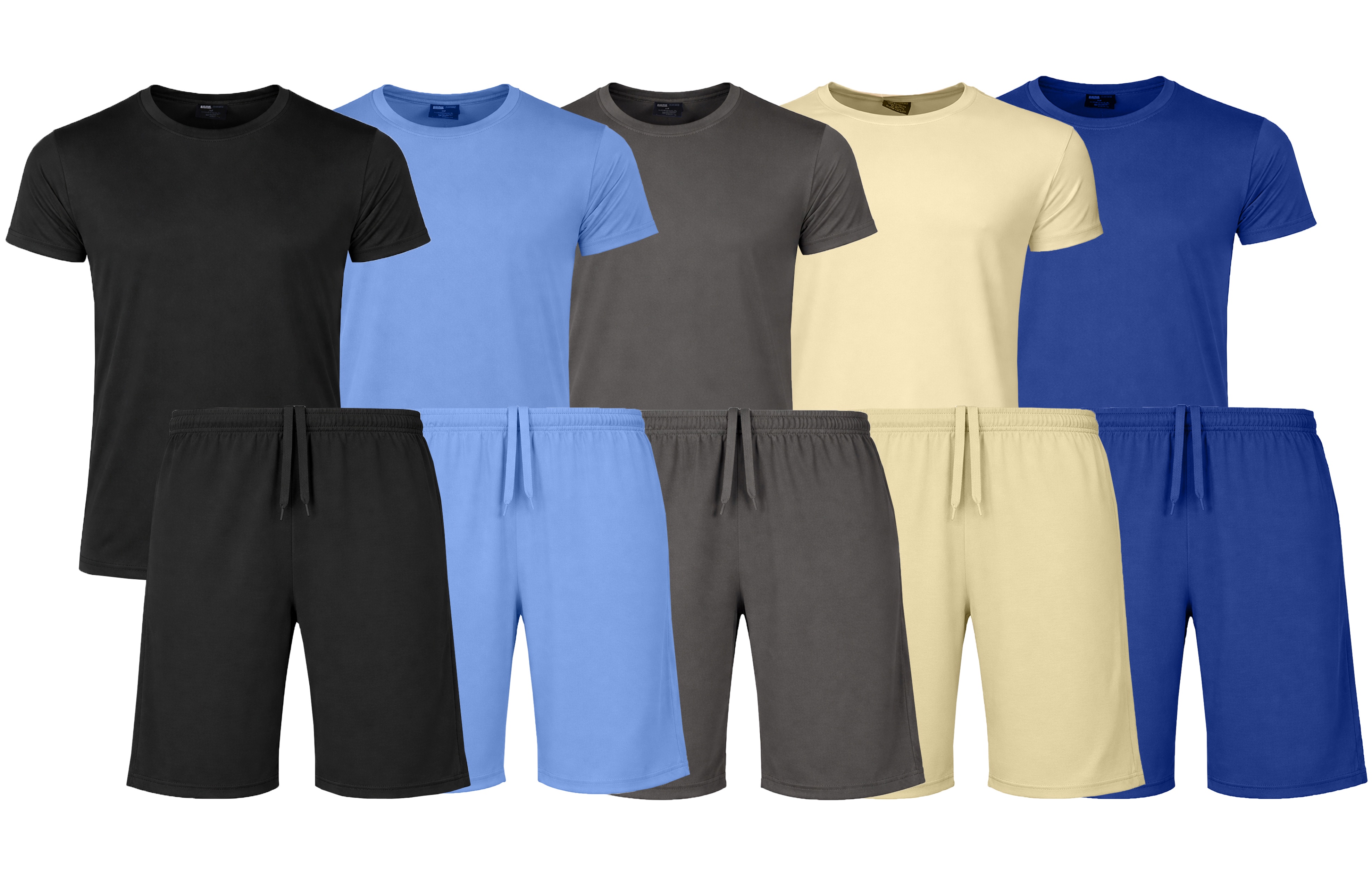 Men’s 2 Piece Athletic Tee & Short Active Set (S-2XL)