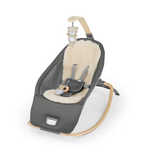 Ingenuity Every Season 2-in-1 Baby Rocker Seat, WESLEY (Grey)