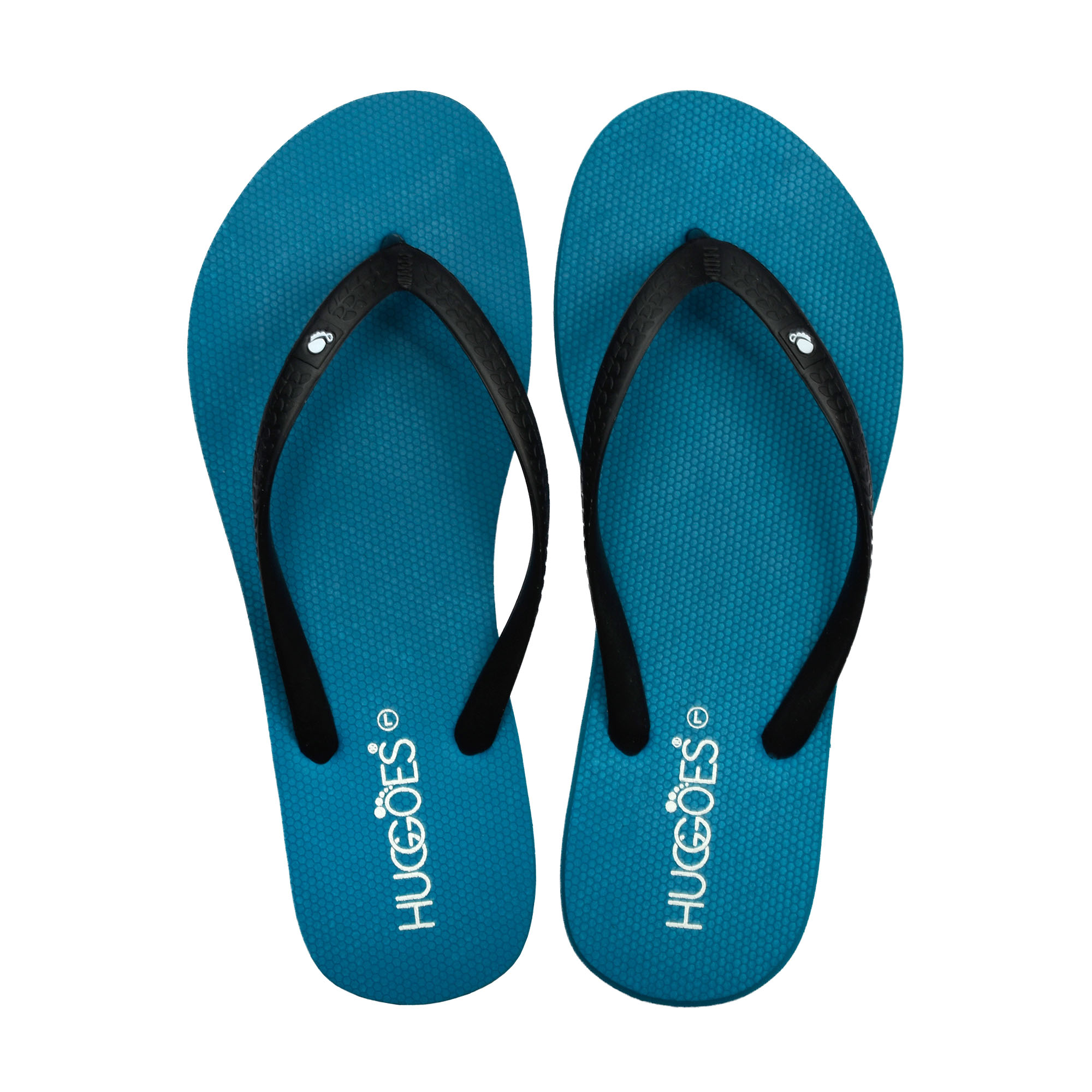 HUGGOES - Garnet Women's Natural Rubber Summer Flip-Flops