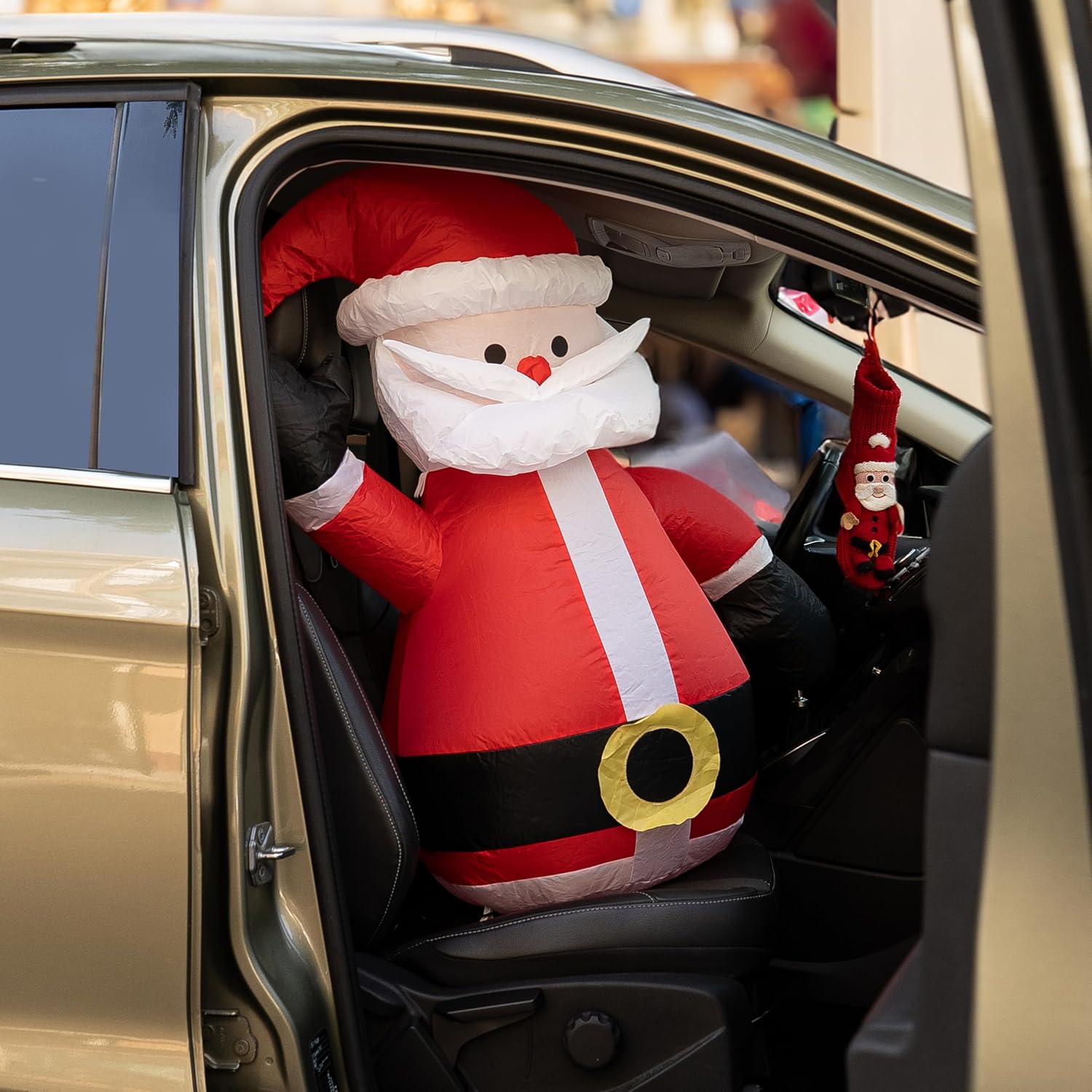 Santa Blow-Up Decoration for Cars