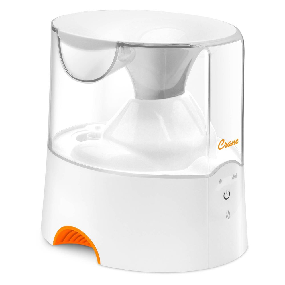 Crane Warm Mist Humidifier with Soothing Steam Treatment - 0.5gal: Room Siz