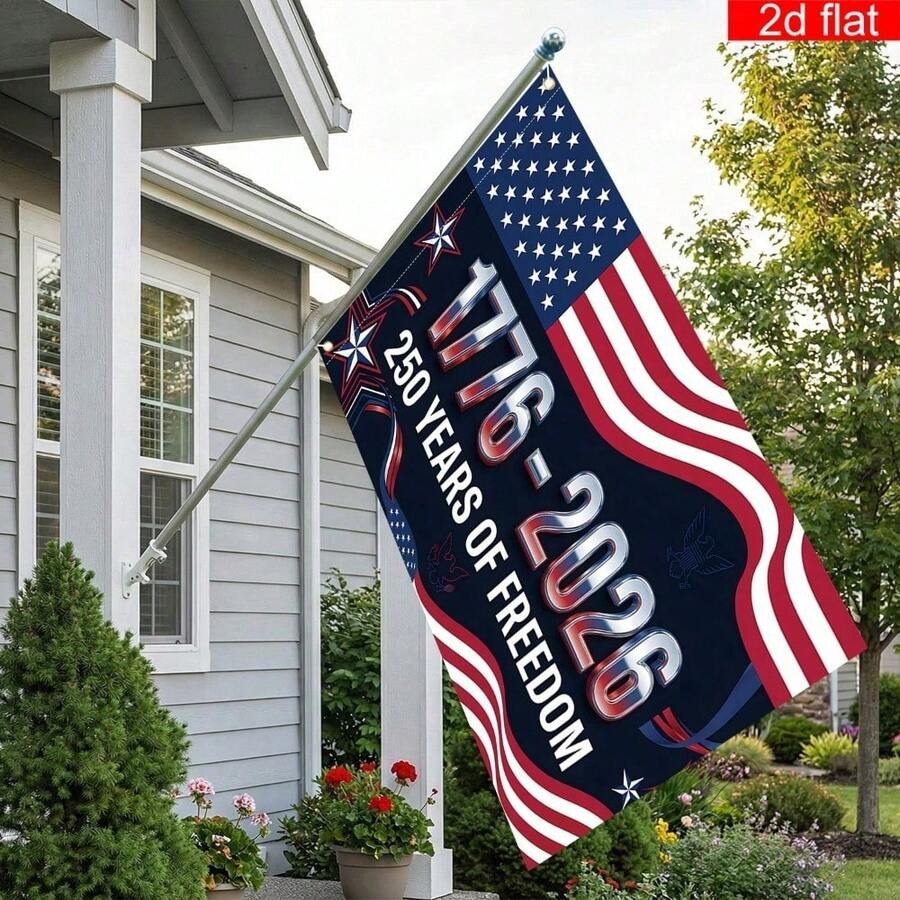 250th Anniversary USA Flag Banner 3x5 Feet Flag