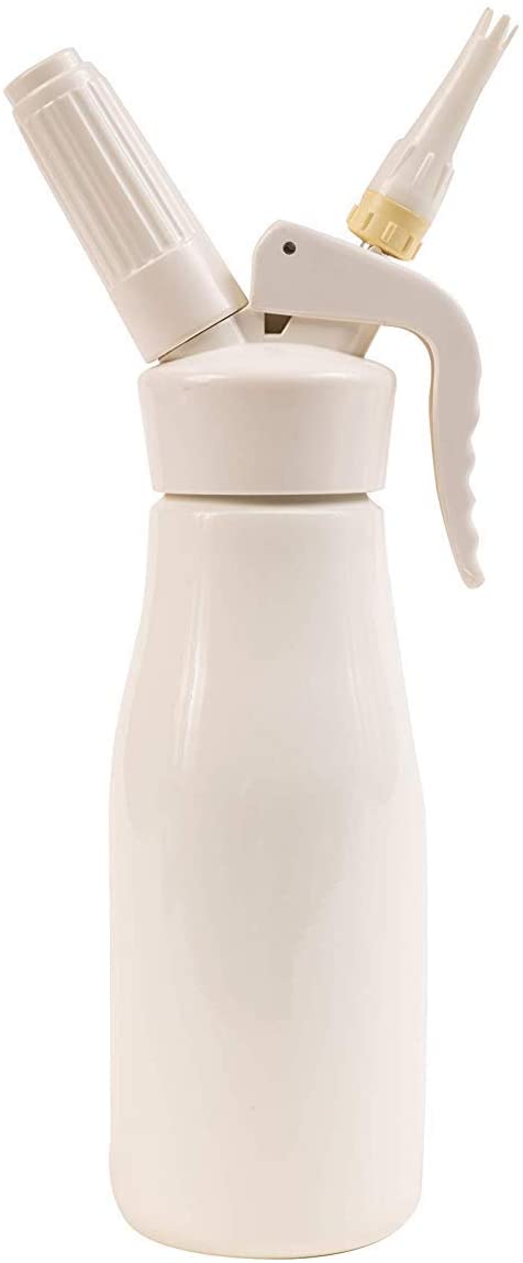 Classic White Professional Whipped Cream Dispenser Leak Free Reinforced