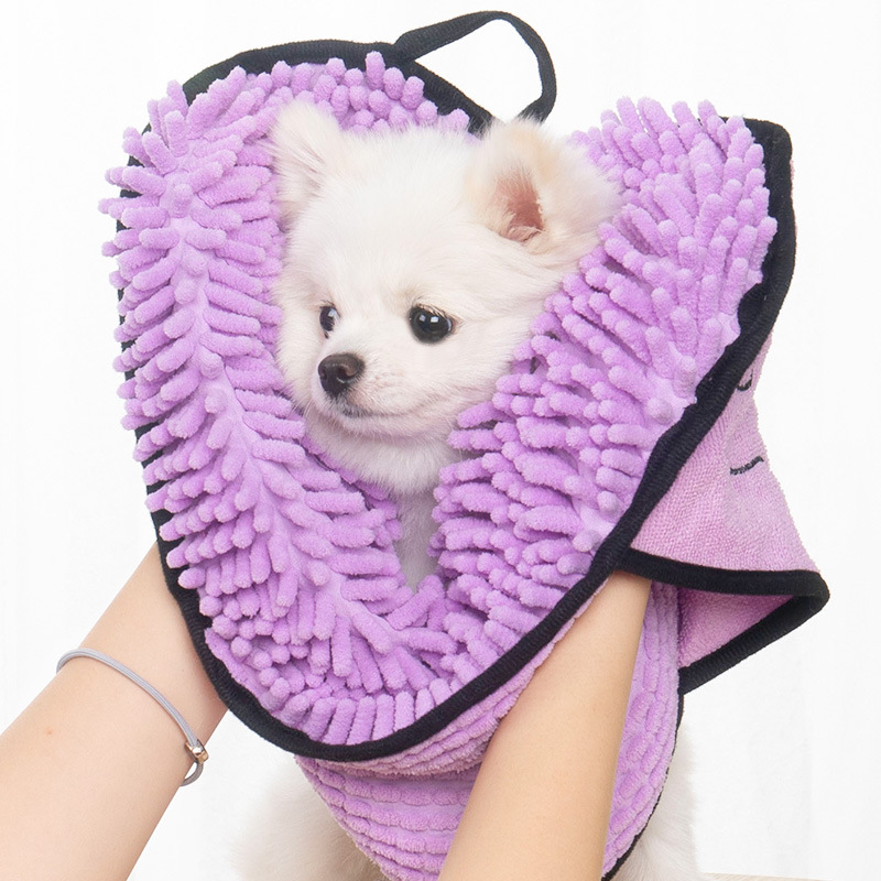 Quick Drying Microfiber Pet Towel - 4 Colors