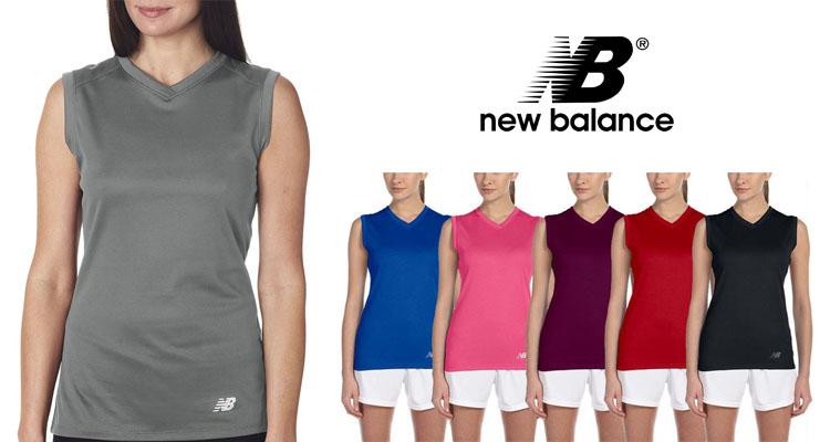 2-Pack New Balance Women's Performance Sleeveless V-Neck T-Shirt