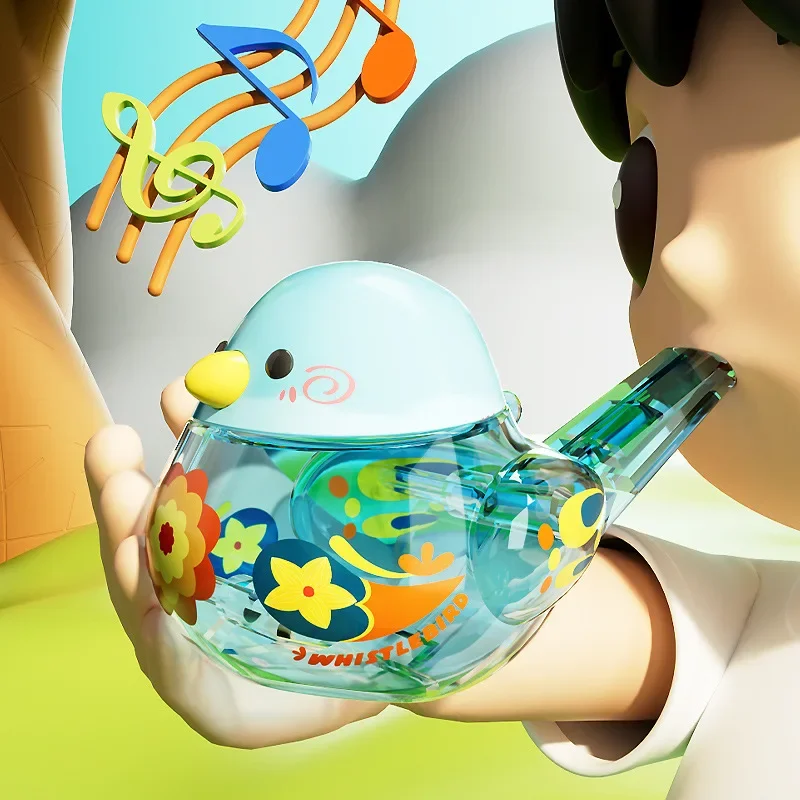 Bird's Call for Babies Water Bird Whistle for Infants Children Toys Can Add Water To Whistle for Training Toy