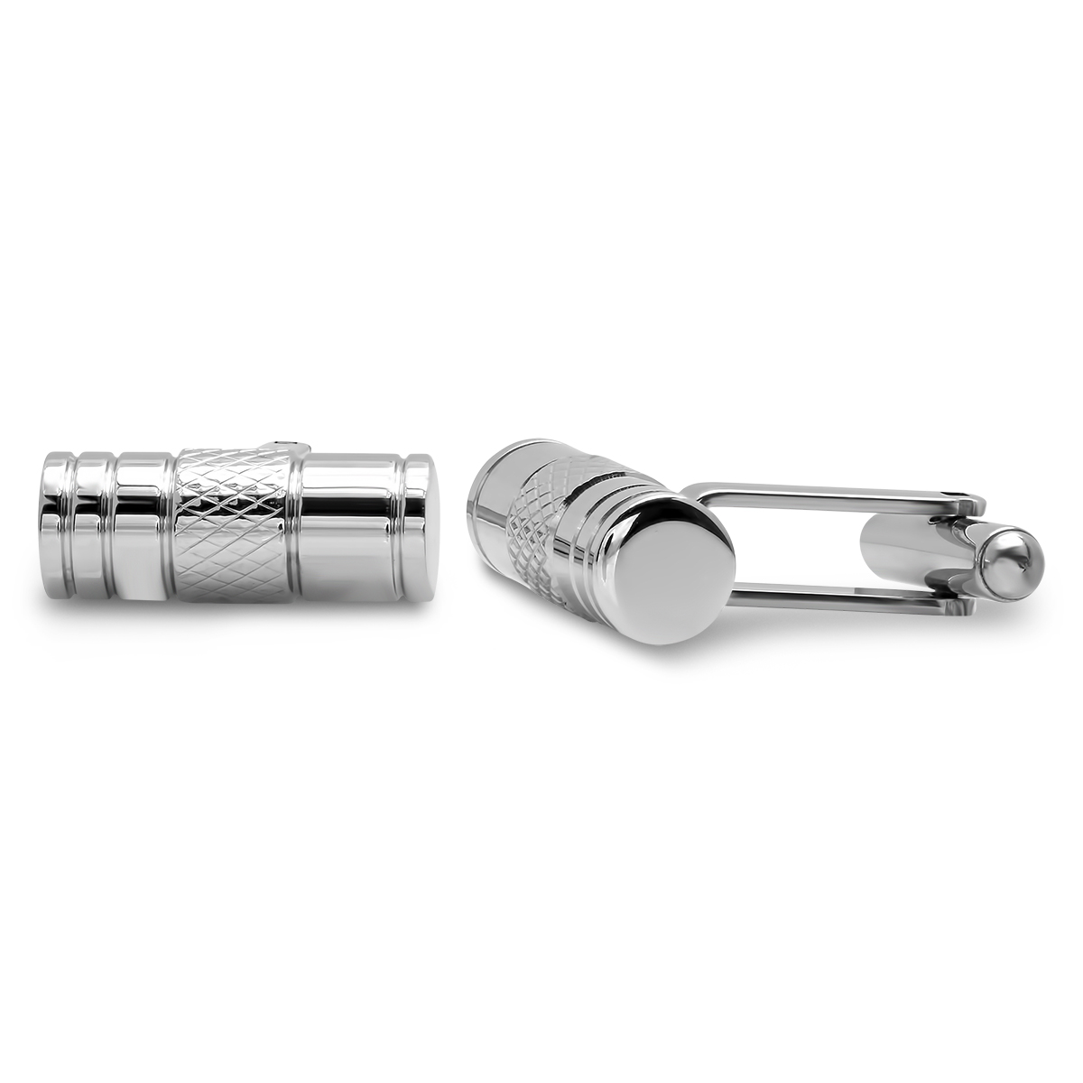Men's Stainless Steel Bar Cufflinks