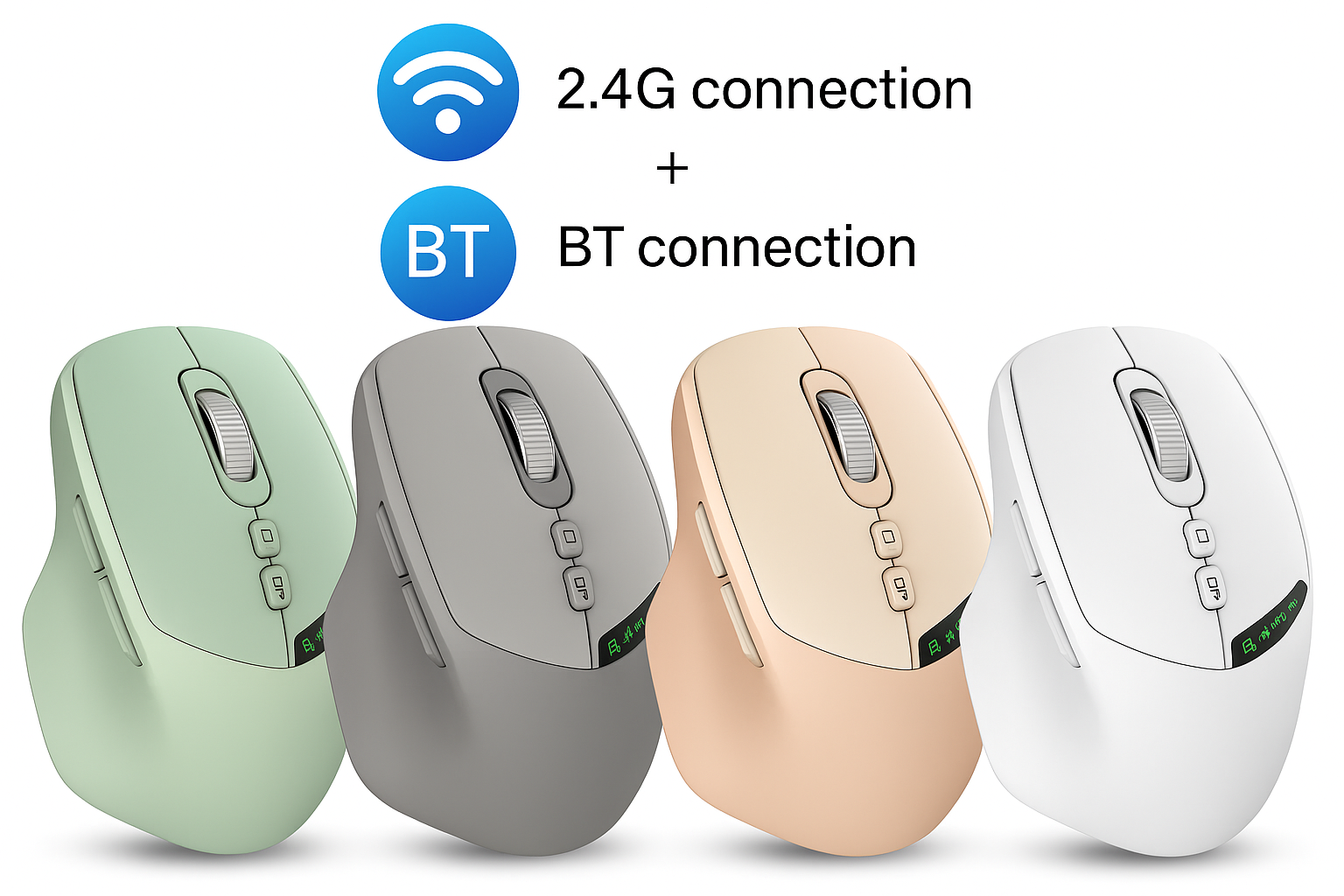 3P Experts 2.4G+BT Dual Mode Wireless Mouse