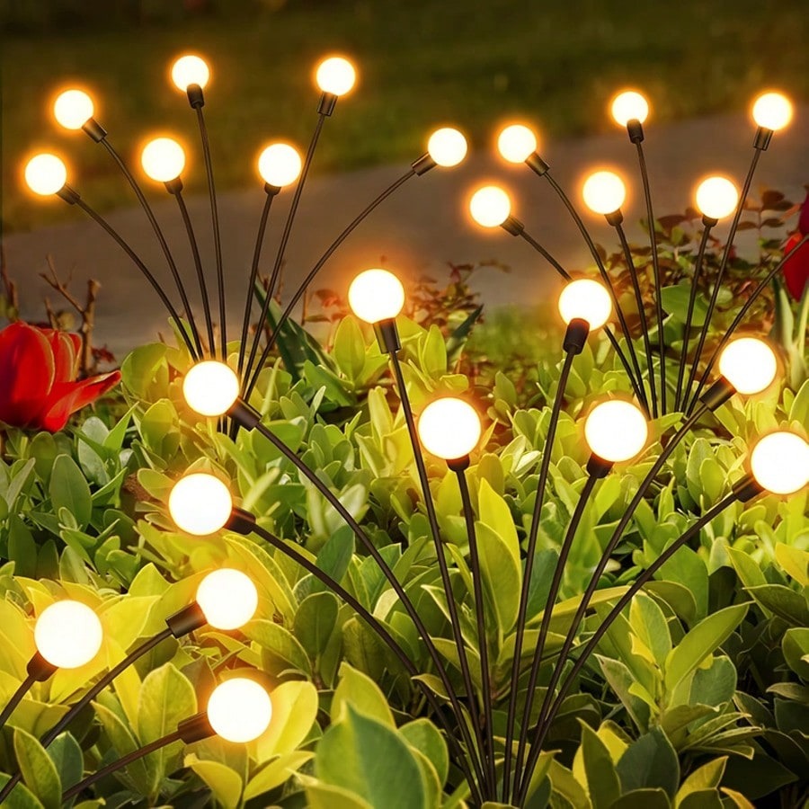 4-Pack 32 LEDsFirefly Light  Solar Lights Outdoor