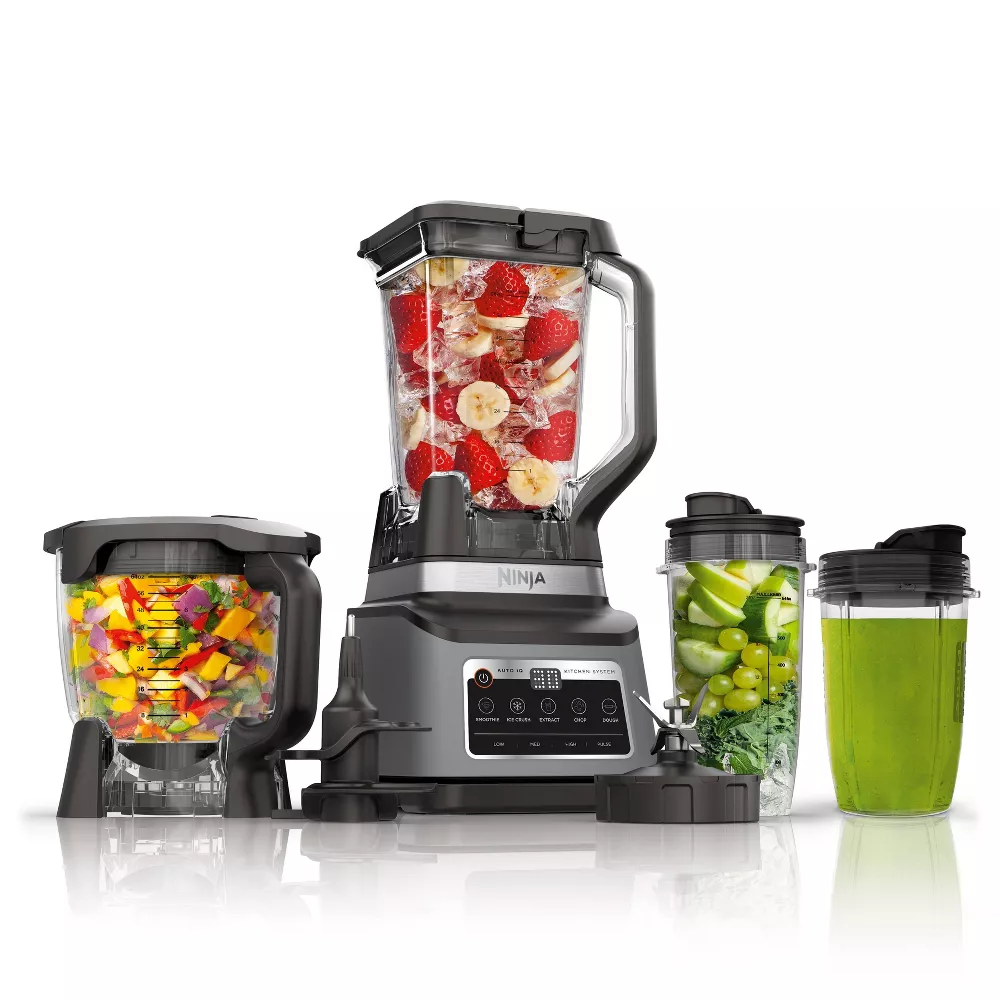 Ninja Professional Plus Kitchen Blender System and 8Cup Food Processor with AutoiQ