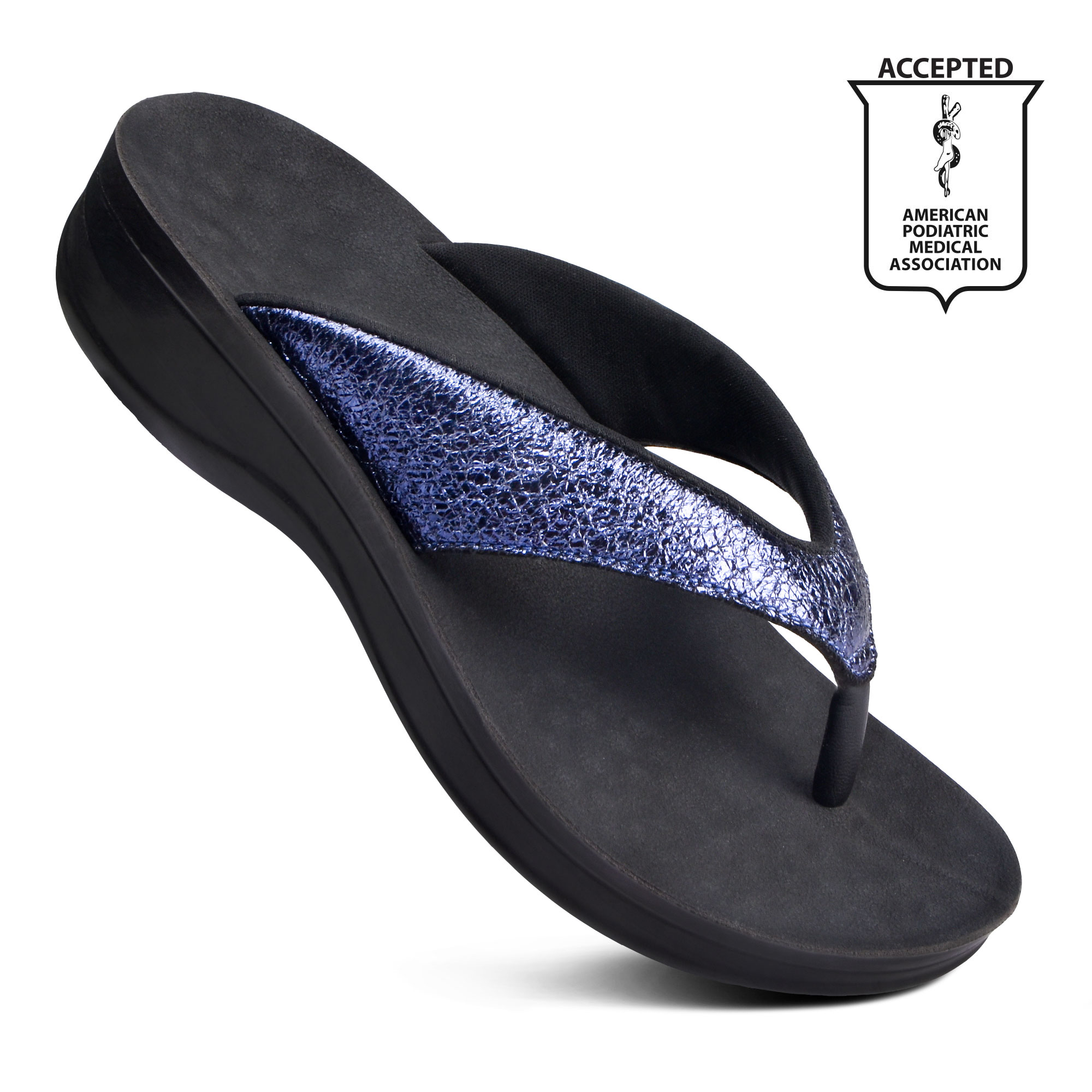 AEROTHOTIC Sequin Women's Comfortable Platform Sandal