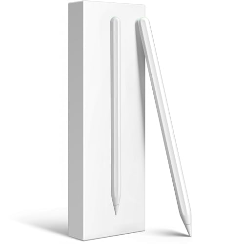 Gnanlen Ipad Pencil 2nd Gen Magnetic Wireless Fast Charging - White - New