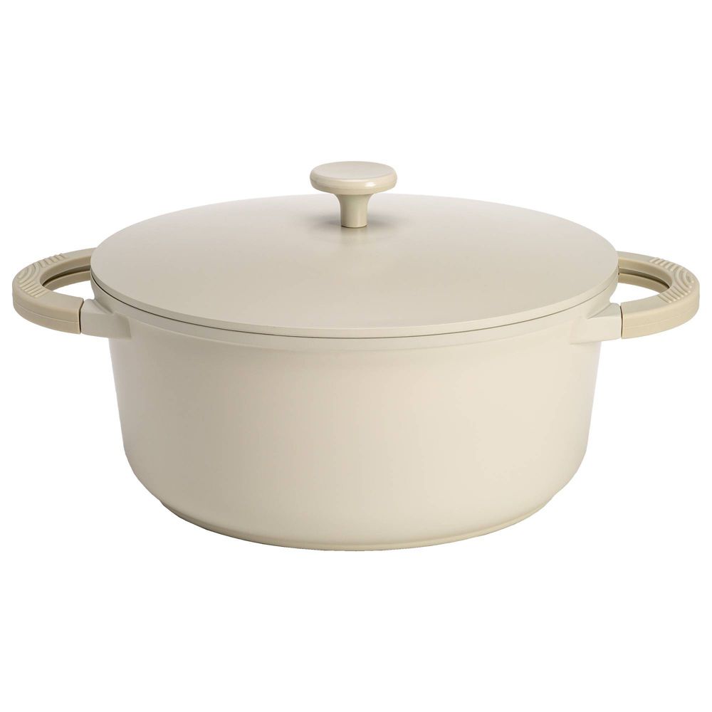 Goodful Cast Aluminum Ceramic Dutch Oven Cookware 400F 4.5QT Silicone