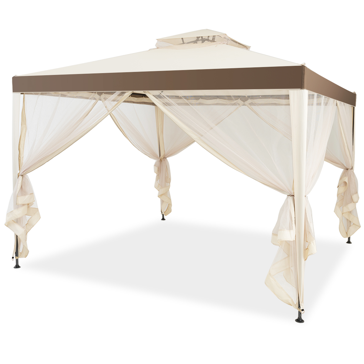 10’x 10’ 2 Tier Canopy Gazebo Tent