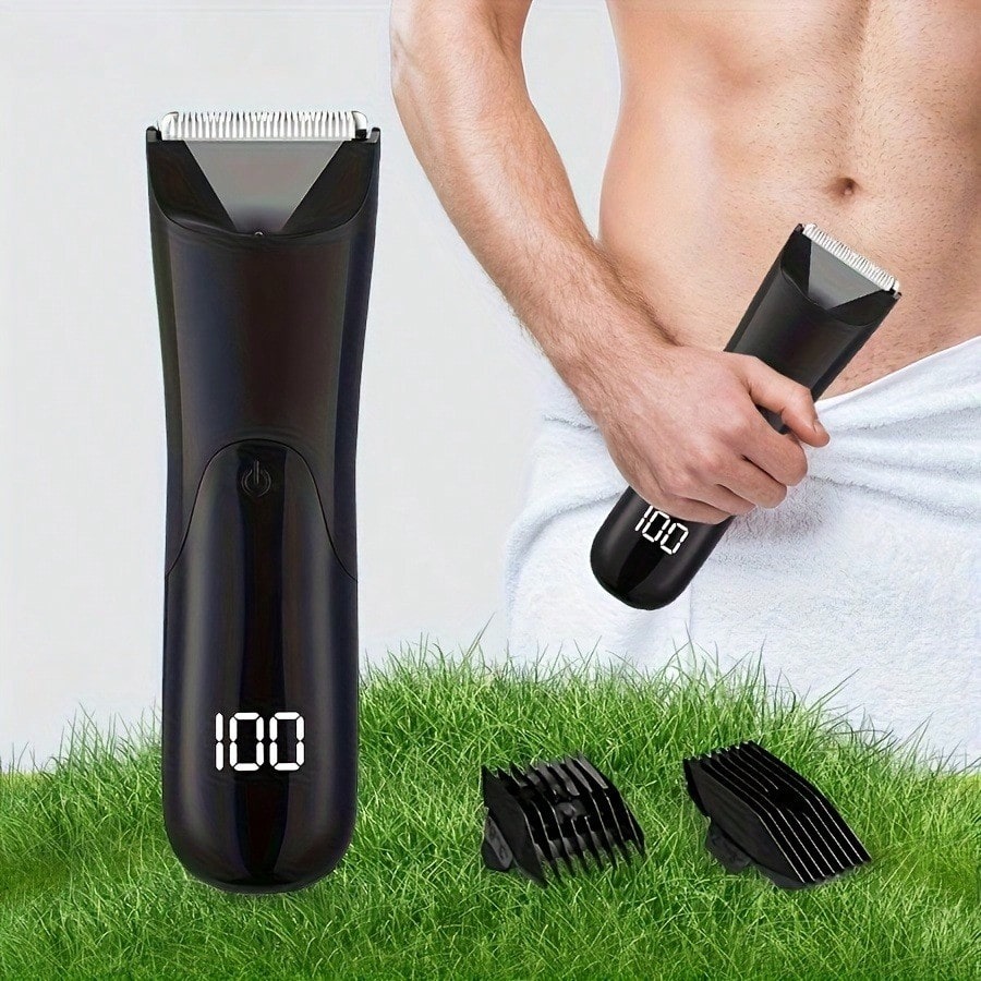 Men's Body Trimmer, Electric Shaver Body Hair Trimmer for Men