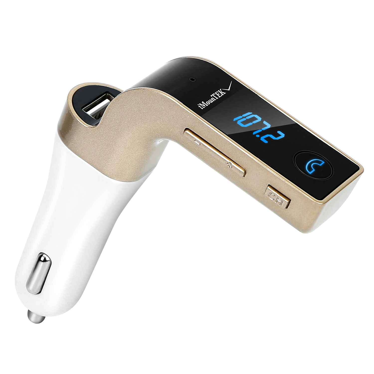 Car Wireless Bluetooth FM Transmitter USB Charger Hands-free Call