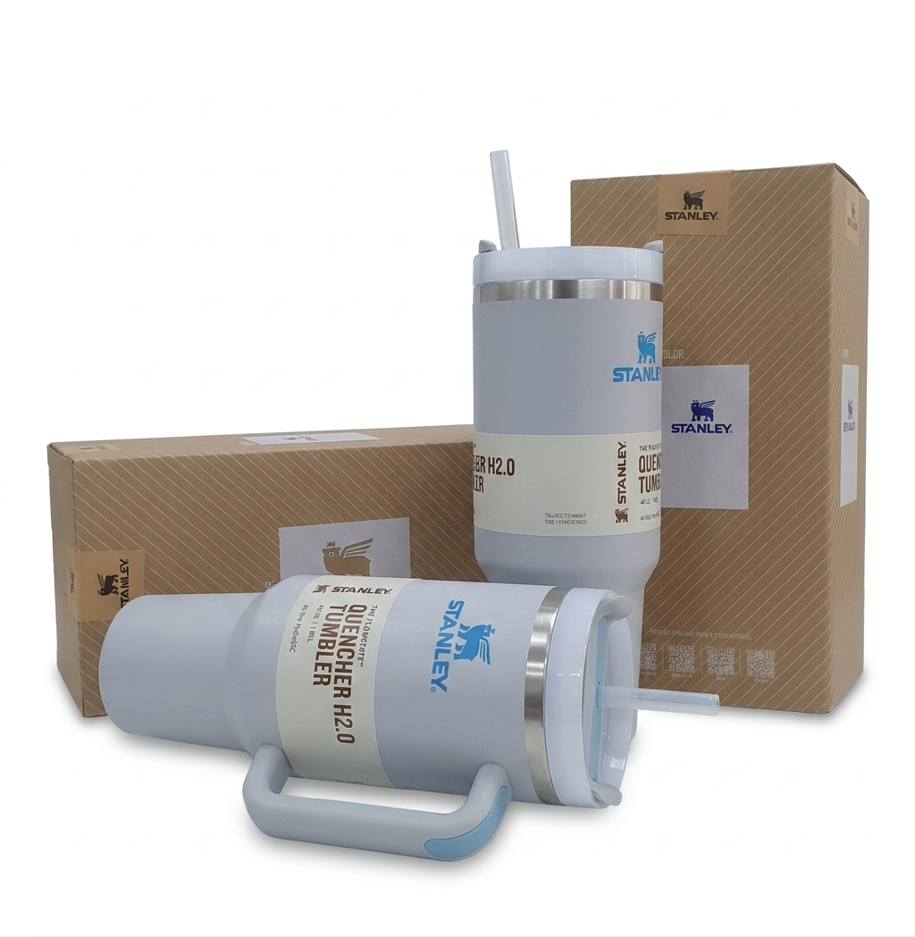 Stanley Quencher H2.0 FlowState Tumbler 40oz Fog - Pack of 2