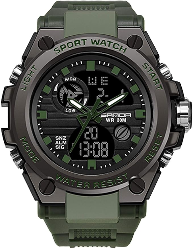 AIMES Mens Watches Sports Outdoor Waterproof Military Watch for Men