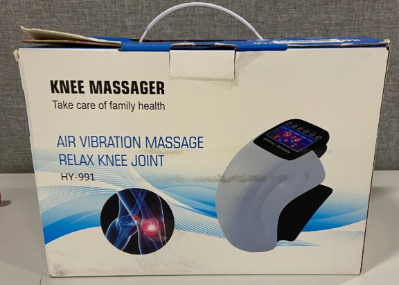 GENERIC KNEE MASSAGER HY-991 HEATED AIR VIBRATION RELAX KNEE - Scratch & Dent