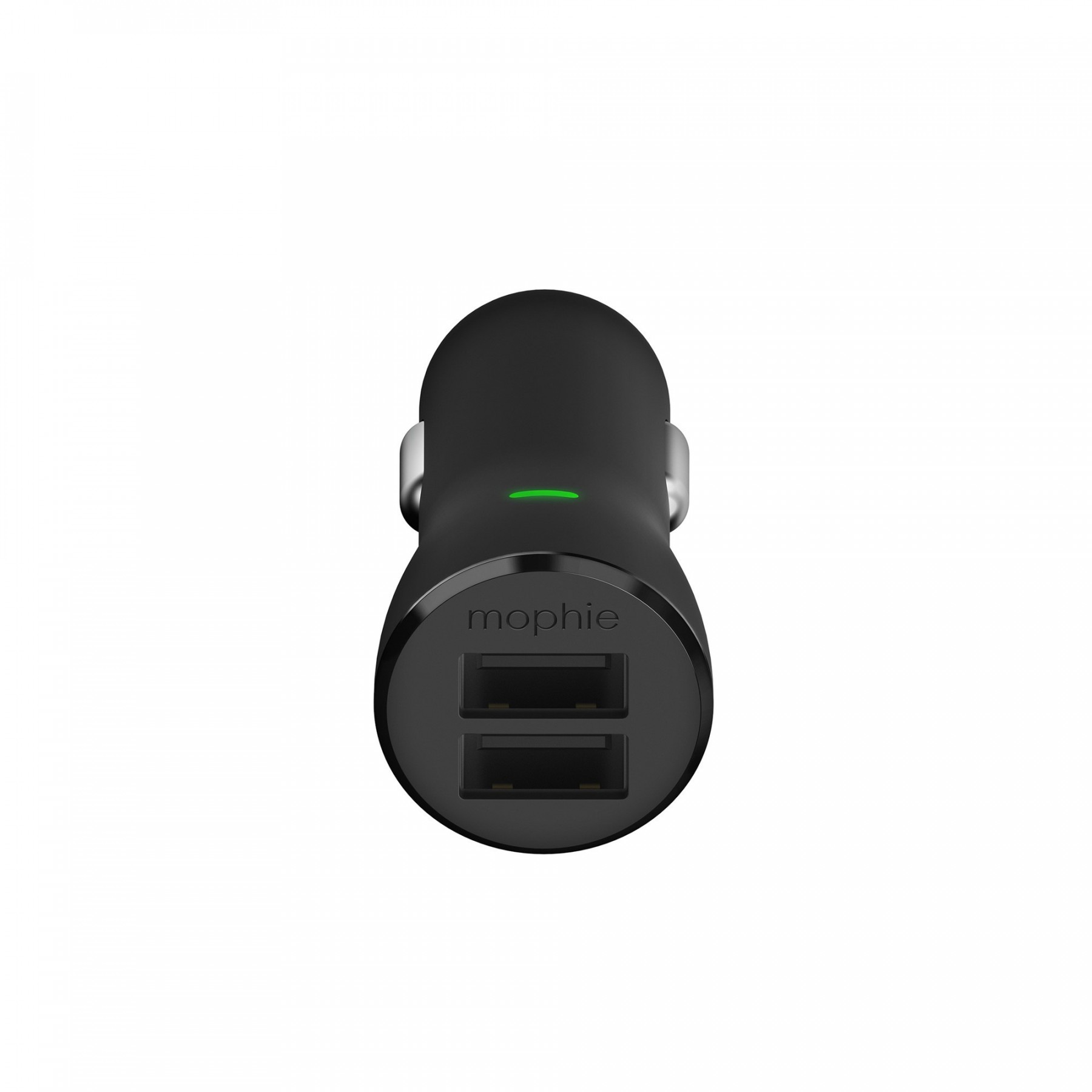 Mophie Dual USB Car Charger (Black) Tanga