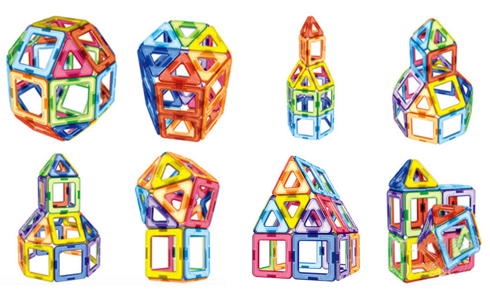 Magnetic Building Tiles 46 pcs set