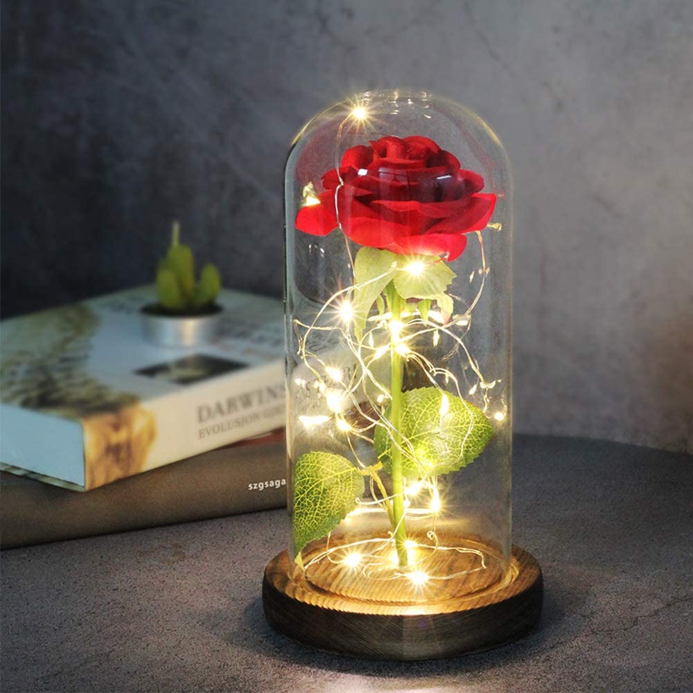 Rose Forever Light Valentine's day Girls Woman Gift Favorite