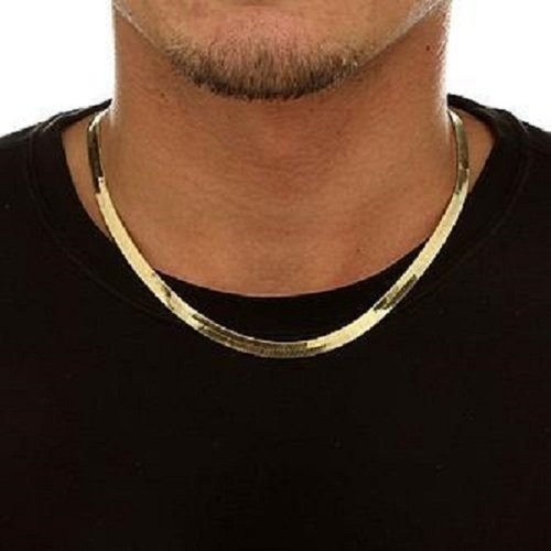 14K Gold Plated Flat Herringbone Magic 