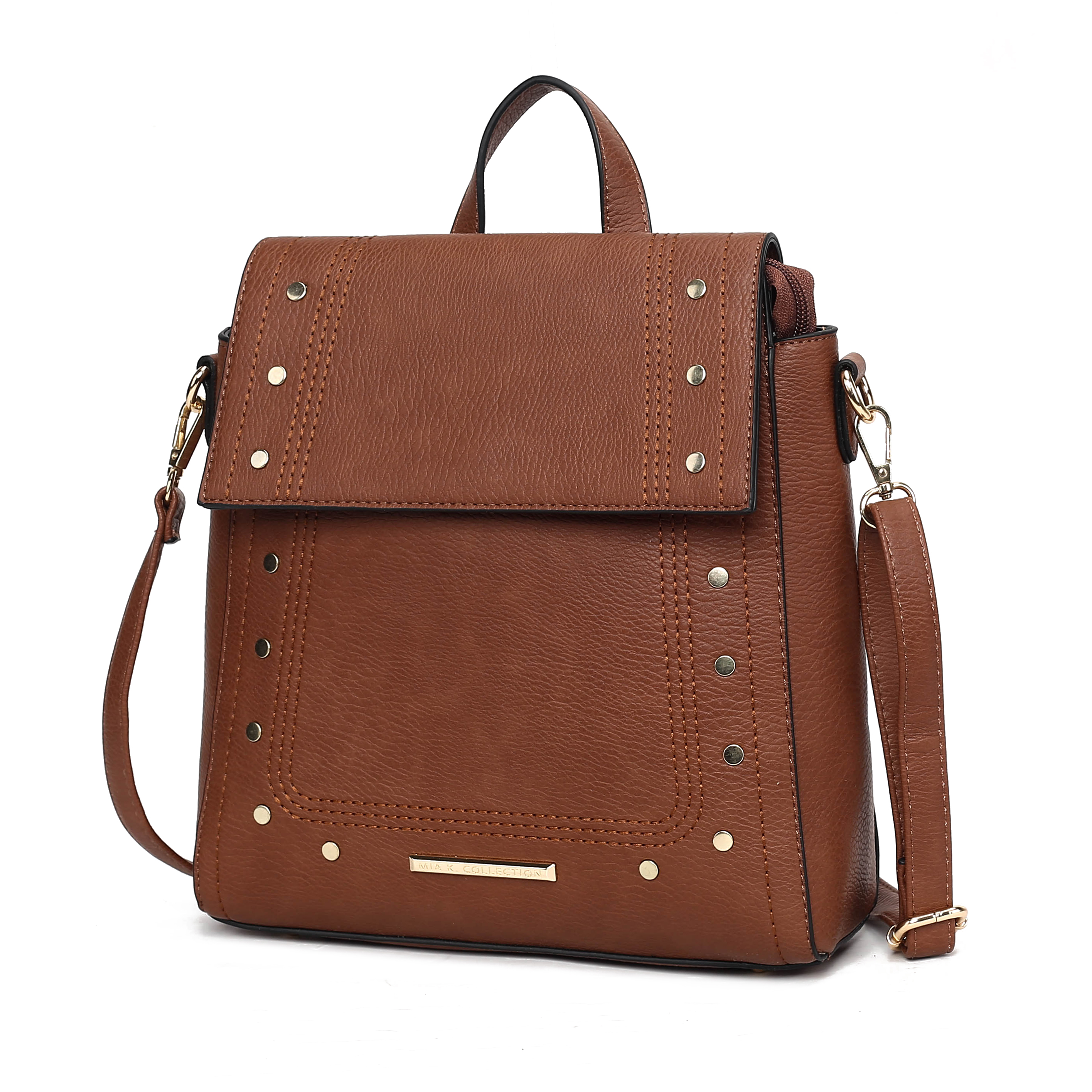 MKF Collection Elke Vegan Leather Women’s Convertible Backpack Bag by Mia K