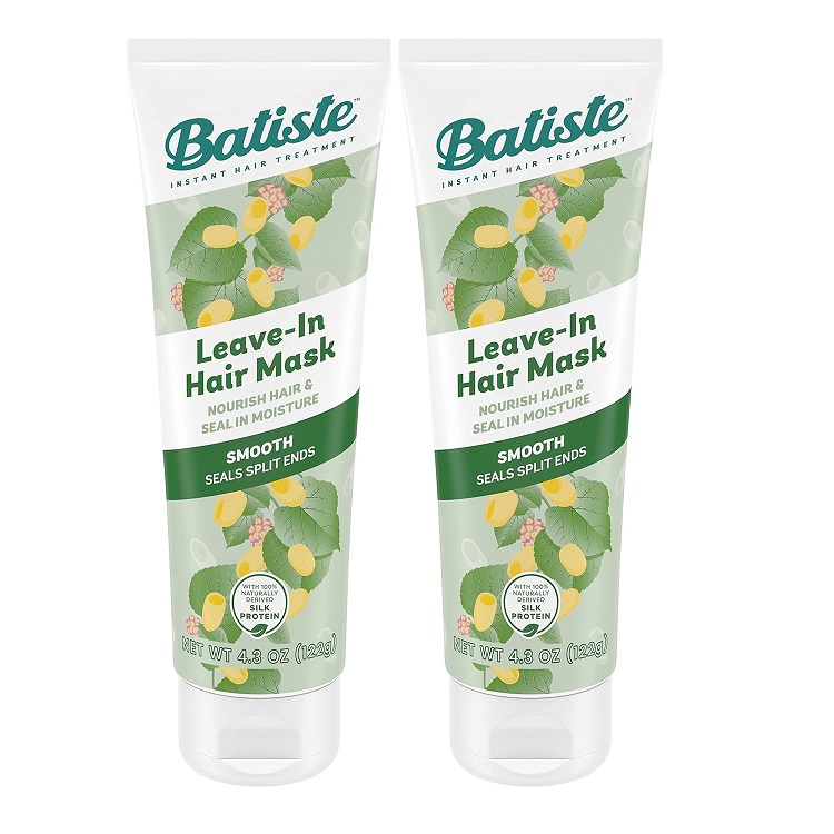 2-Pack Batiste Heat Protectant For Hair & Leave In Conditioner Hair Mask 4.3 oz (Dry Shampoo)
