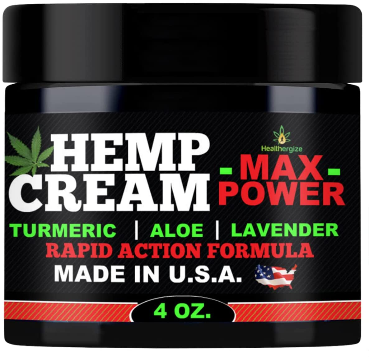 Hemp Cream For Muscle & Joint Pain Relief - Made In USA