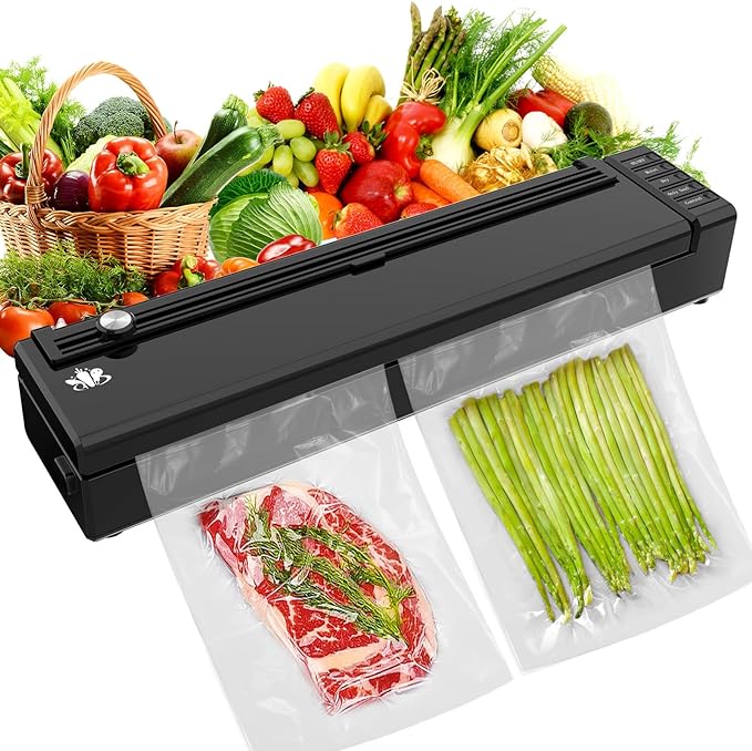 Etunsia Cordless Rechargeable Vacuum Sealer Machine Food Storage and Sous Vide