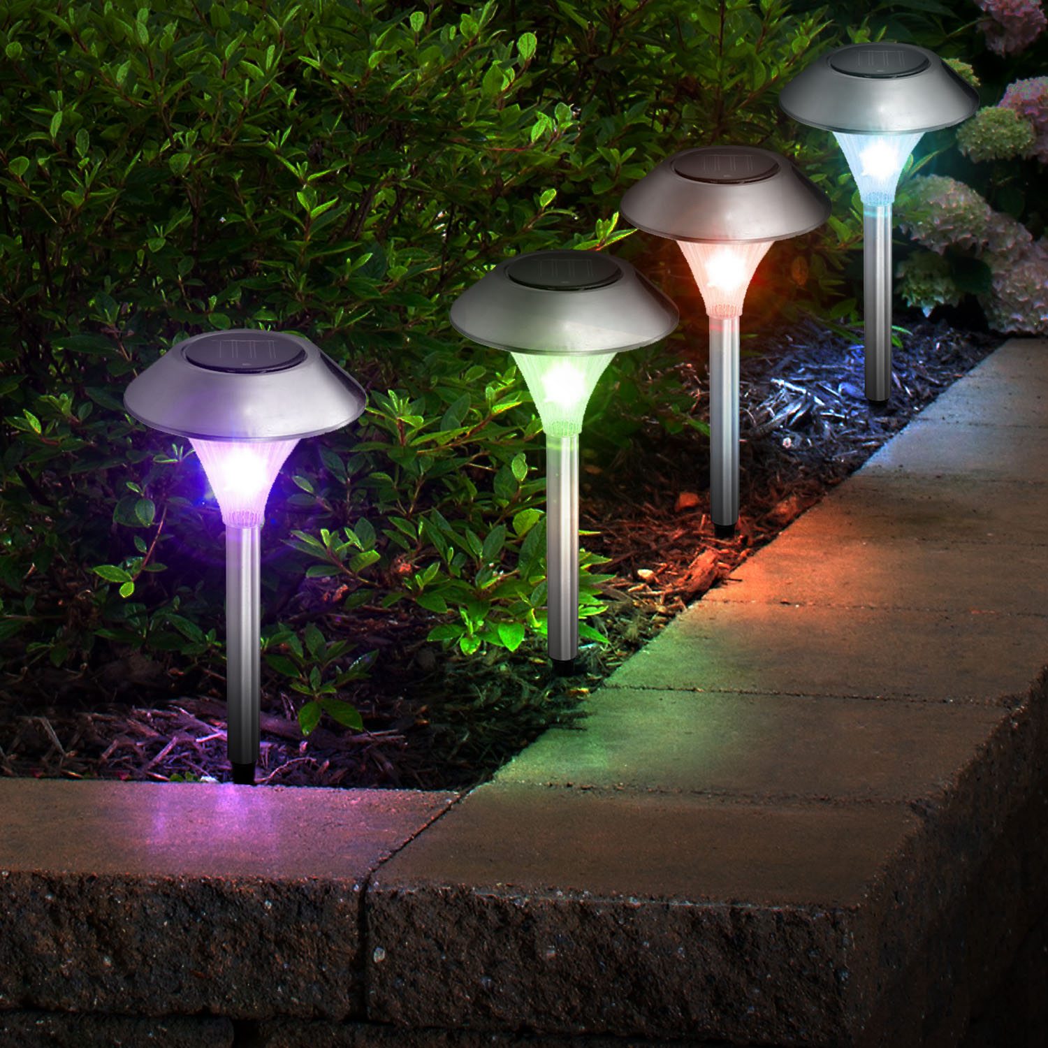 Solar Pathway Garden Lights Outdoor IP44 Waterproof (8 & 12 Pack)