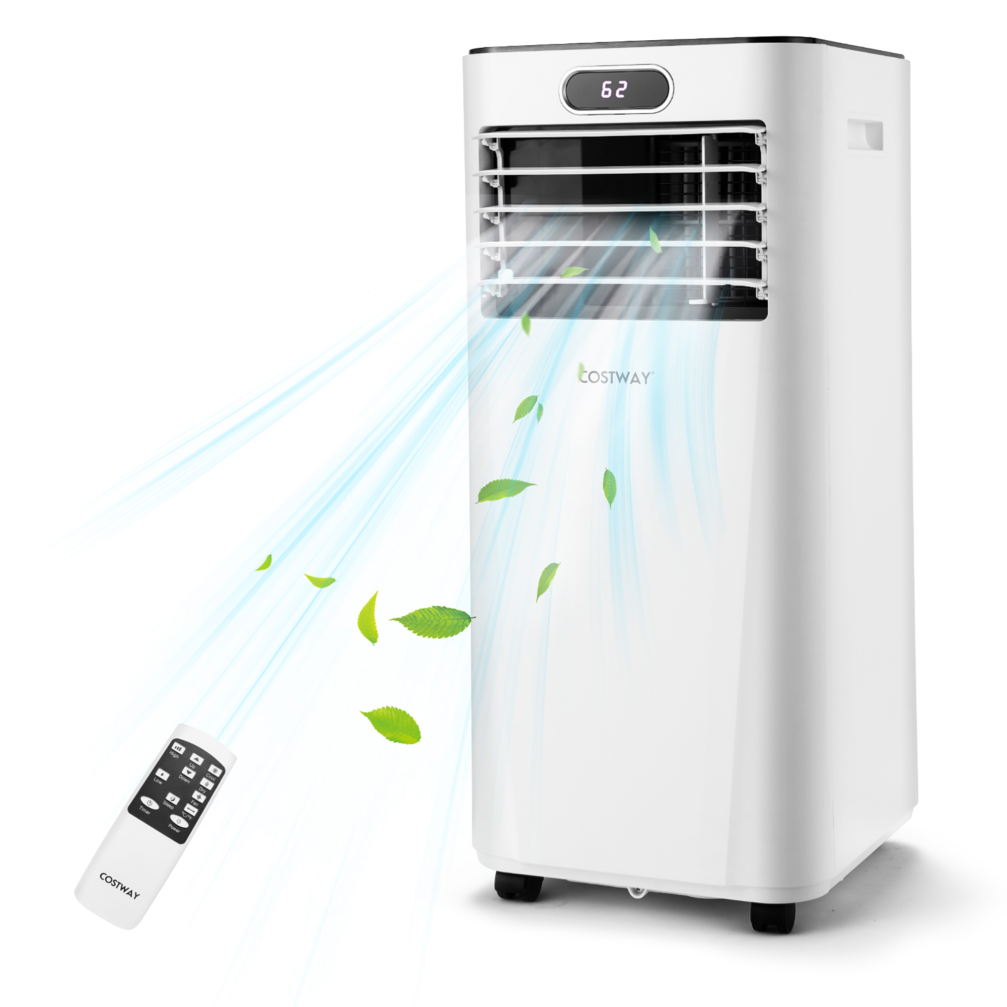 8000BTU 3 in 1 Portable Air Conditioner with Remote