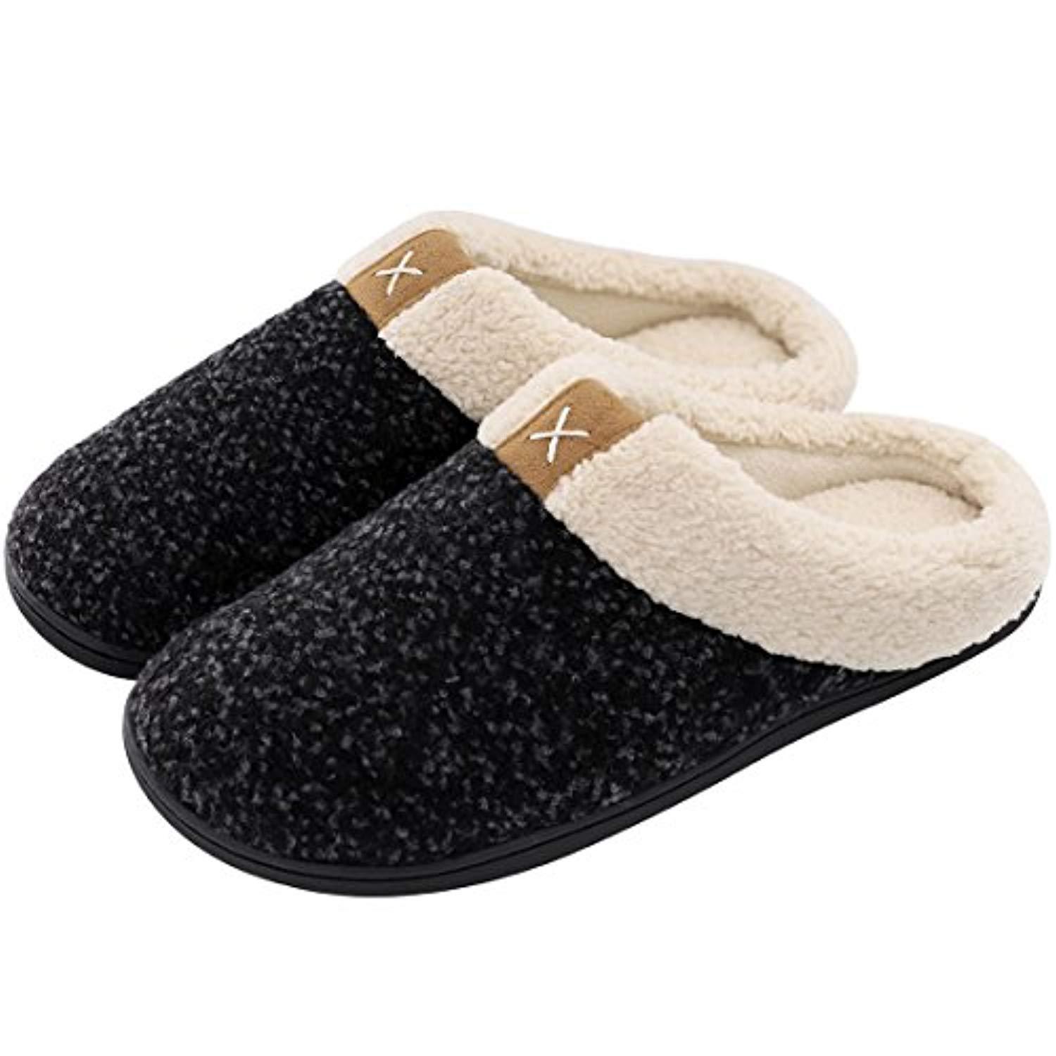 Unisex Indoor/Outdoor Memory Foam Slippers