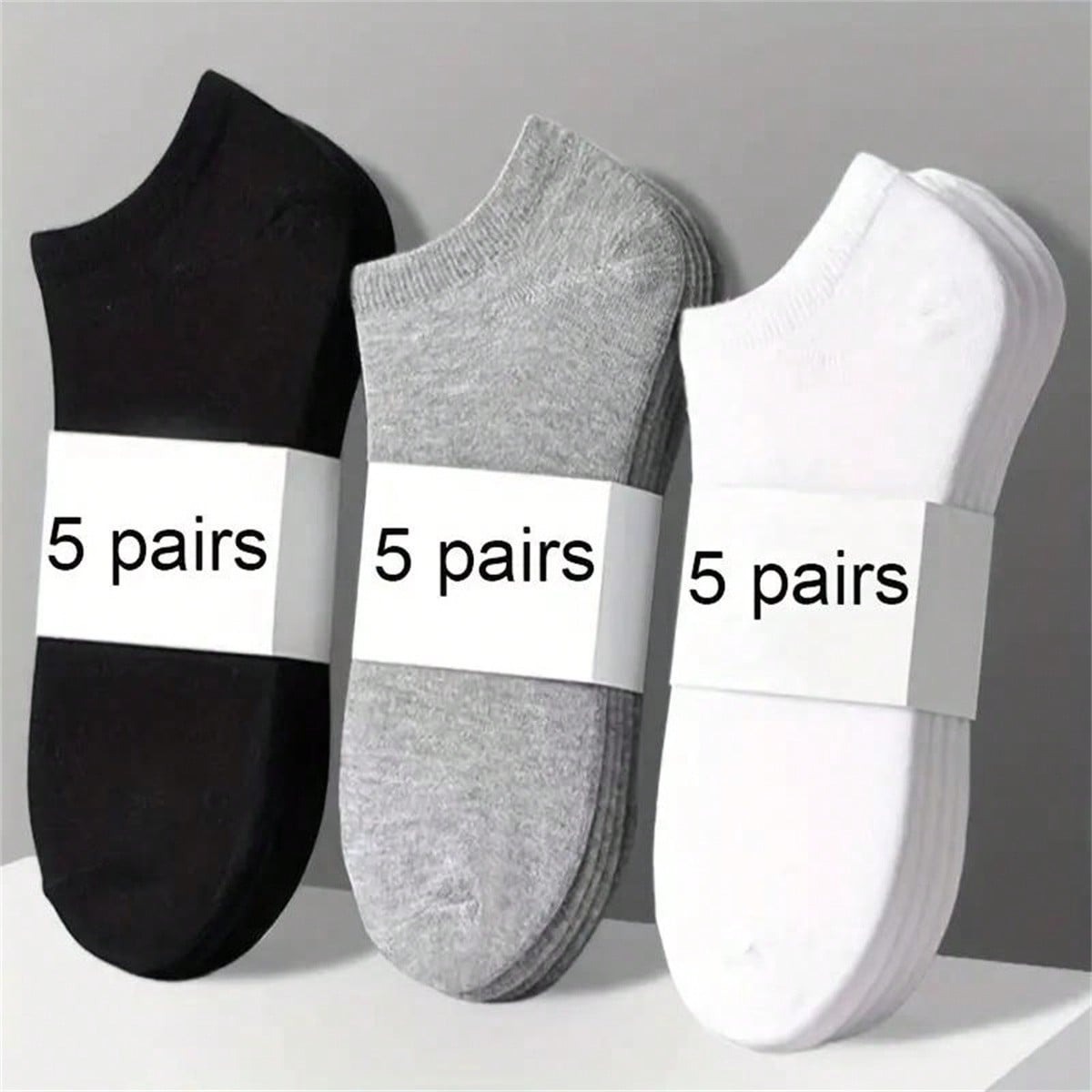 5 Pairs Ultra Thin Breathable Dry Fit Socks