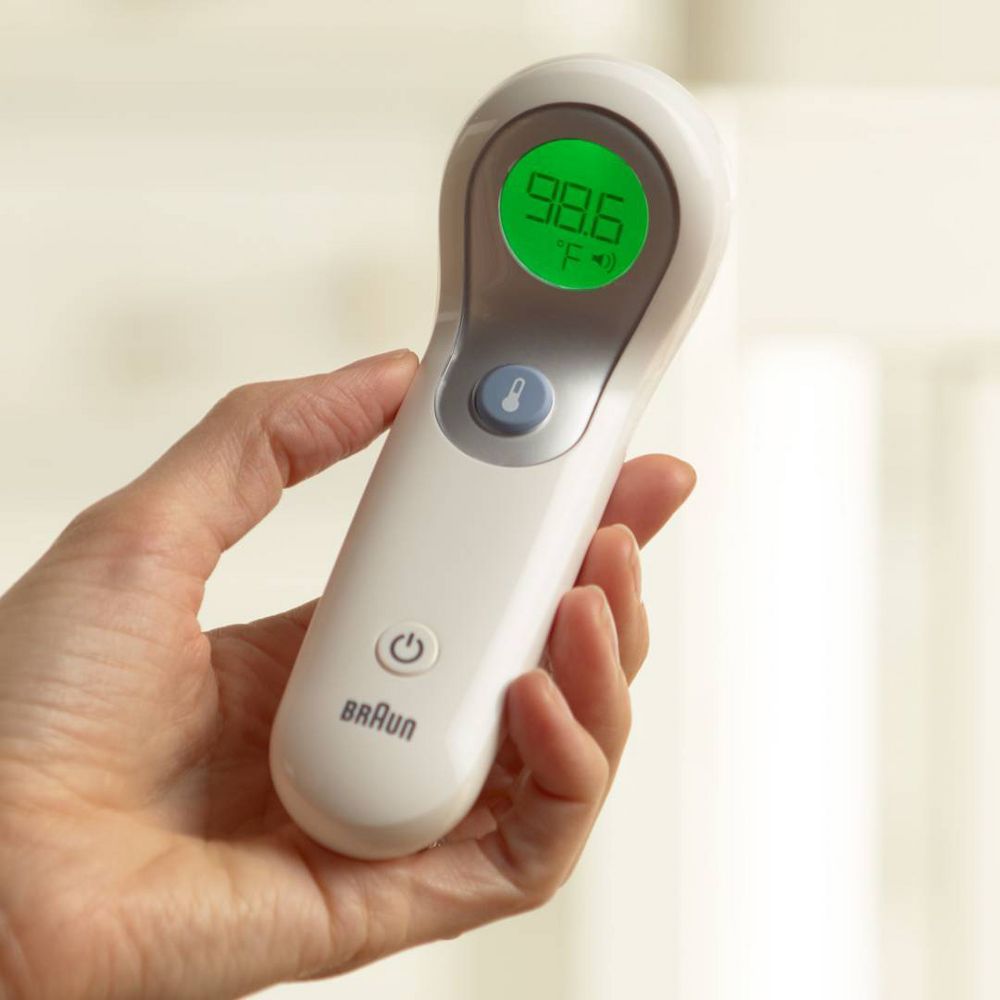 Braun No Touch Forehead Thermometer Temperature Gauge Dual Reading Modes LC