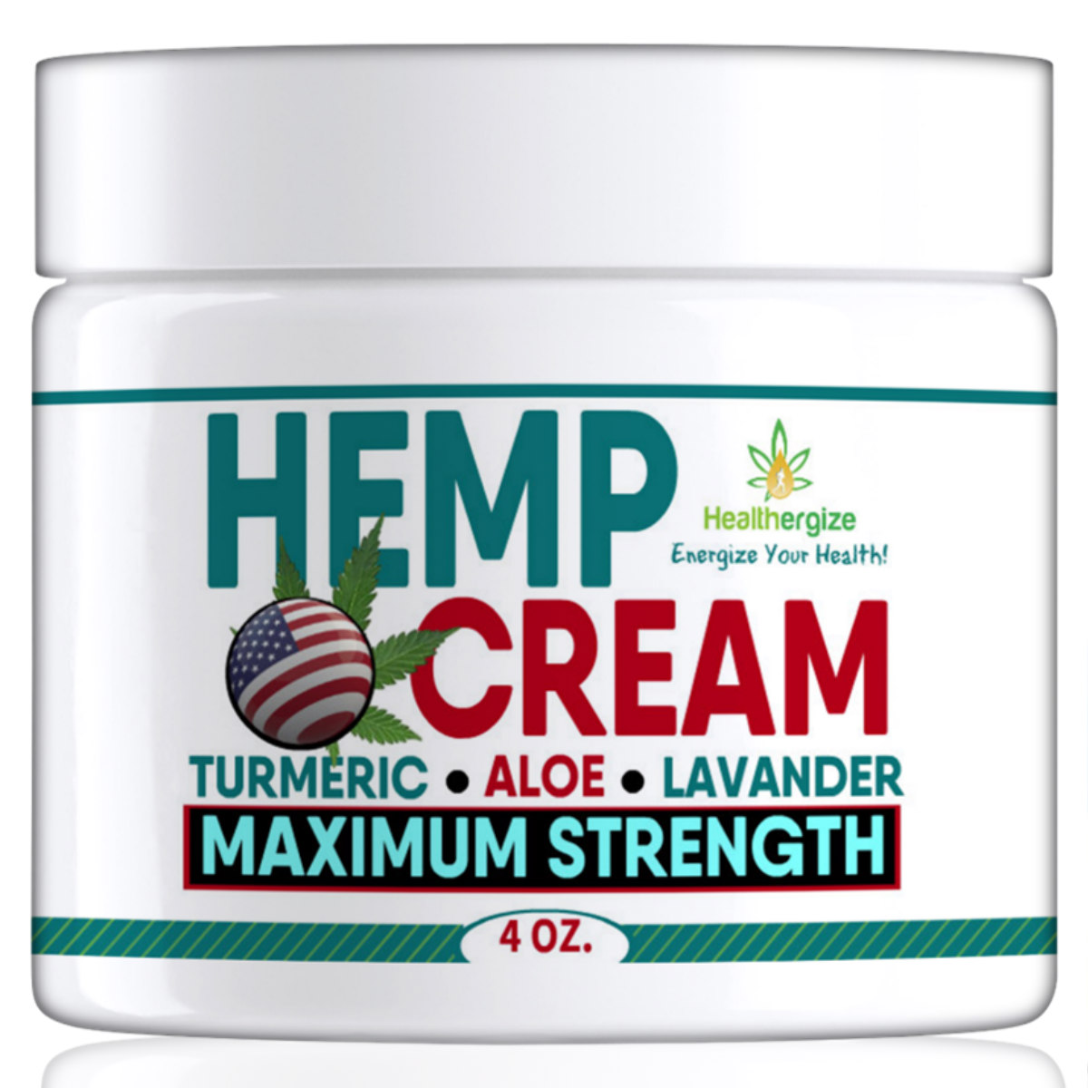 Hemp Cream-Made in USA-Natural Hemp for Discomfort in Knees, Back, Joint, Muscle, Nerve-Inflammation