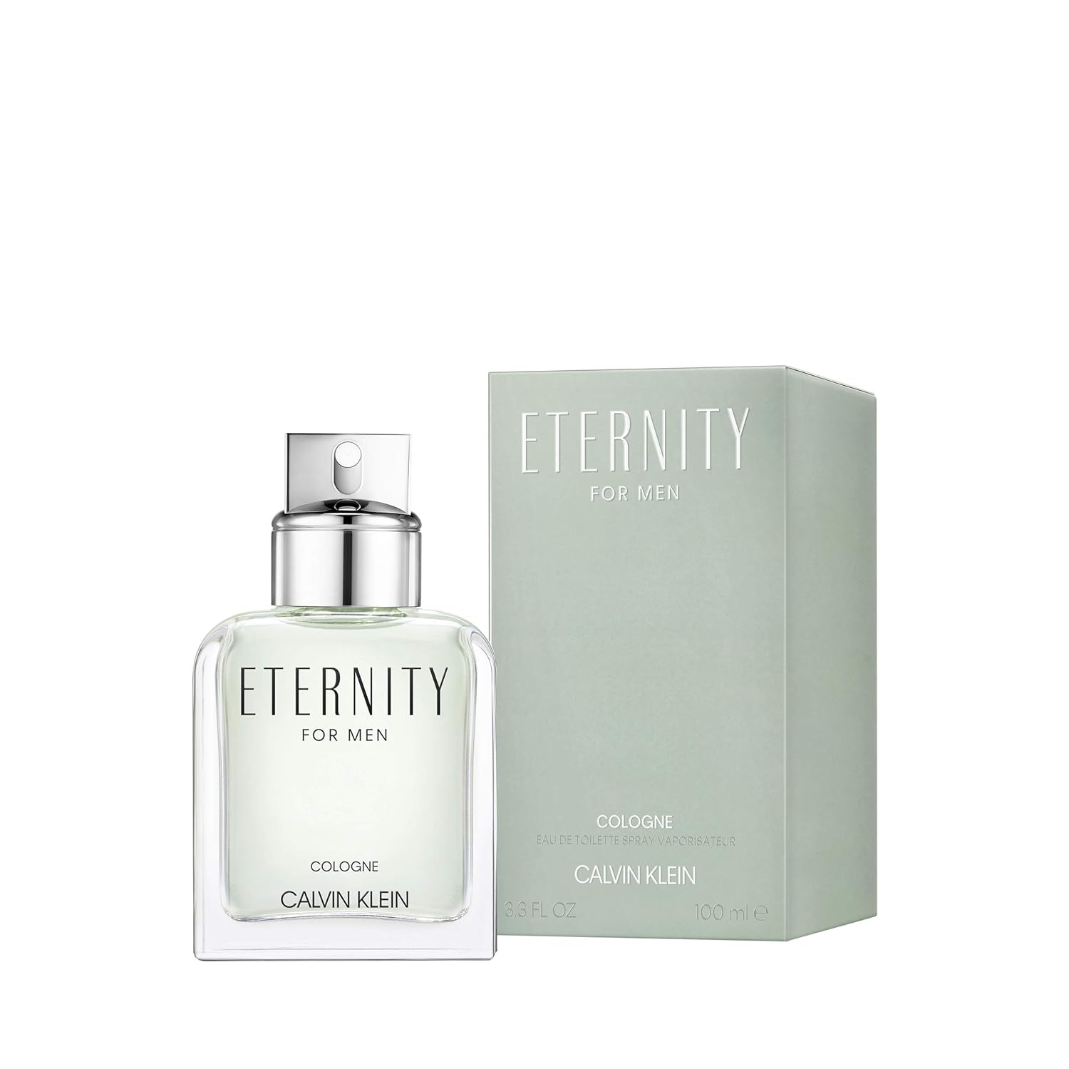 Calvin Klein Eternity Fresh Cologne – Fougère Men's Cologne – With Notes of Ginger, Bourbon Geranium & Cardamom – Long Lasting Fragrance 100ml