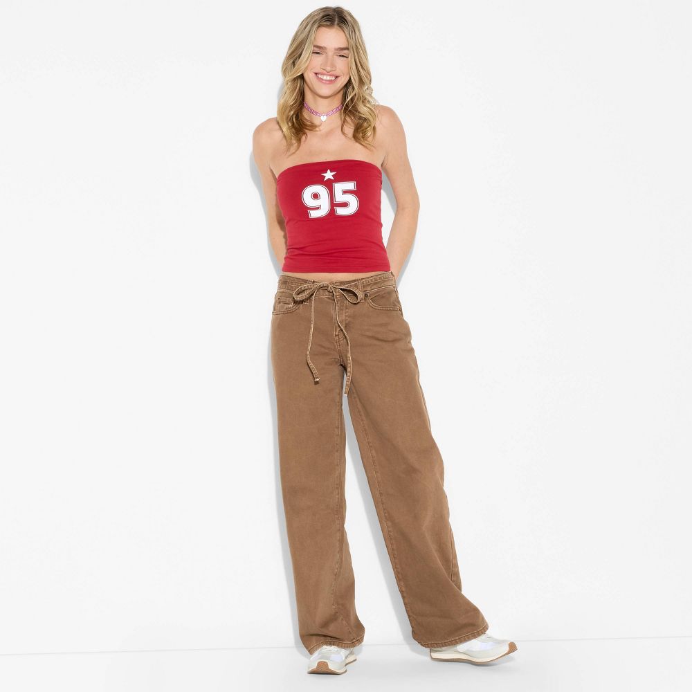 Women's Low-Rise Baggy Jeans - Wild Fable