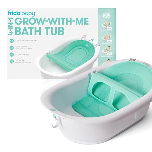 Frida Baby 4-in-1 Grow-with-Me Baby Bathtub Baby Tub B099FM4W4H - White - New